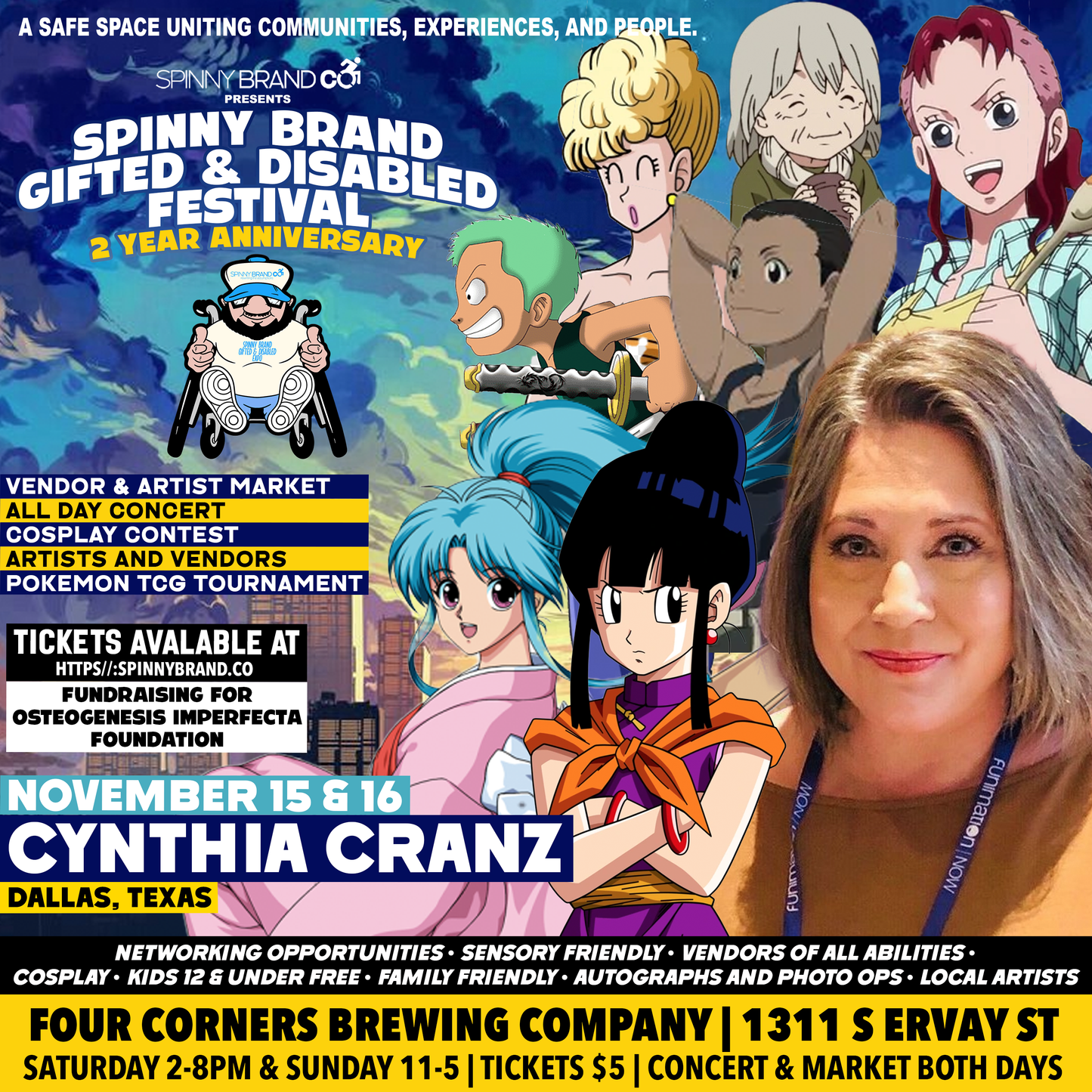 General Admission to the November Spinny Brand Gifted & Disabled Festival