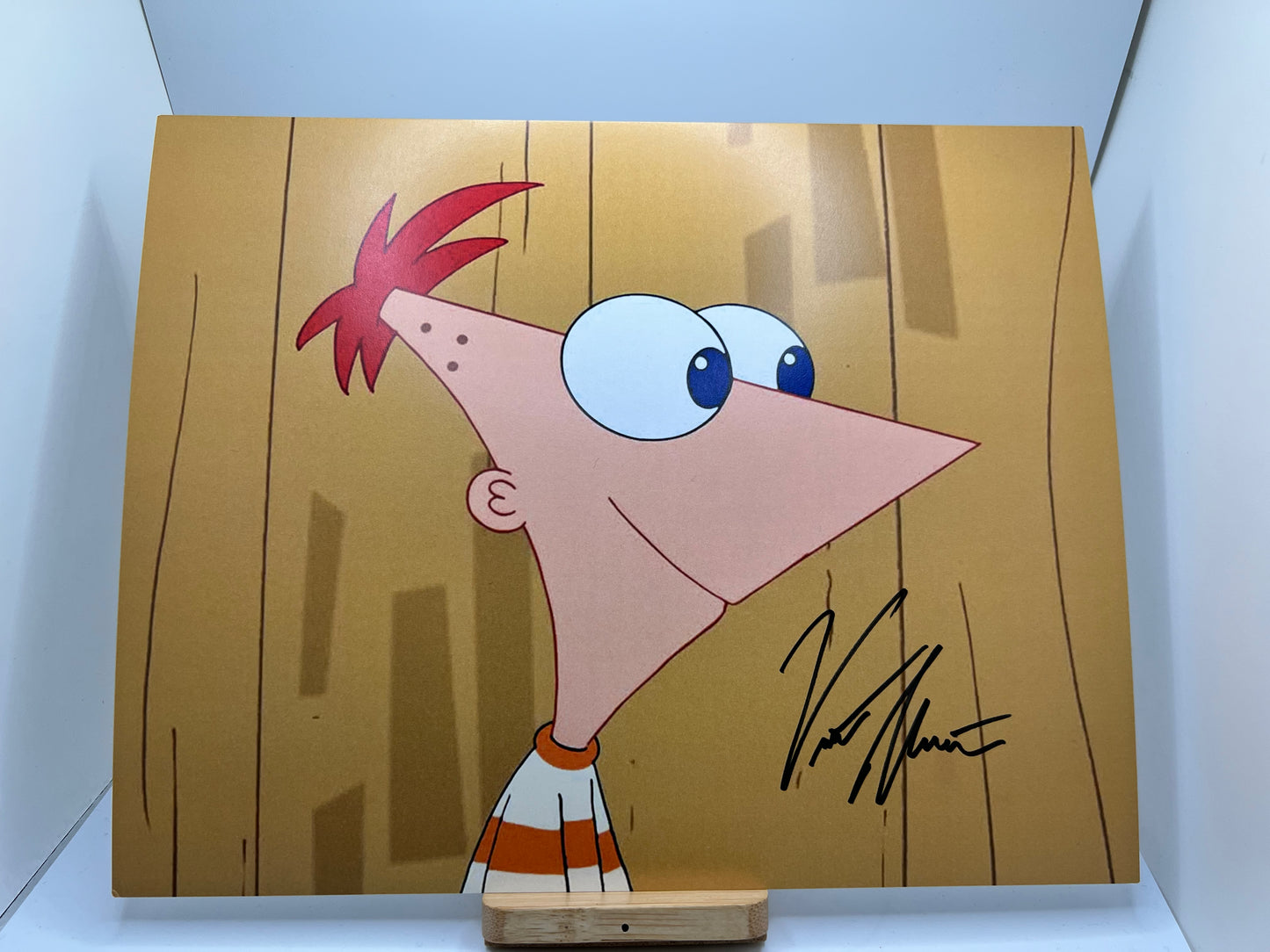 Phineas and Ferb Autograph Signed by Vincent Martella