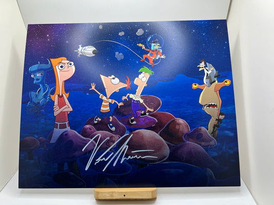Phineas and Ferb Autograph Signed by Vincent Martella