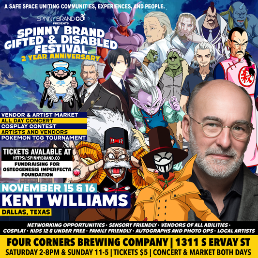 Fast Pass for Kent Williams - November Spinny Brand Gifted & Disabled Festival