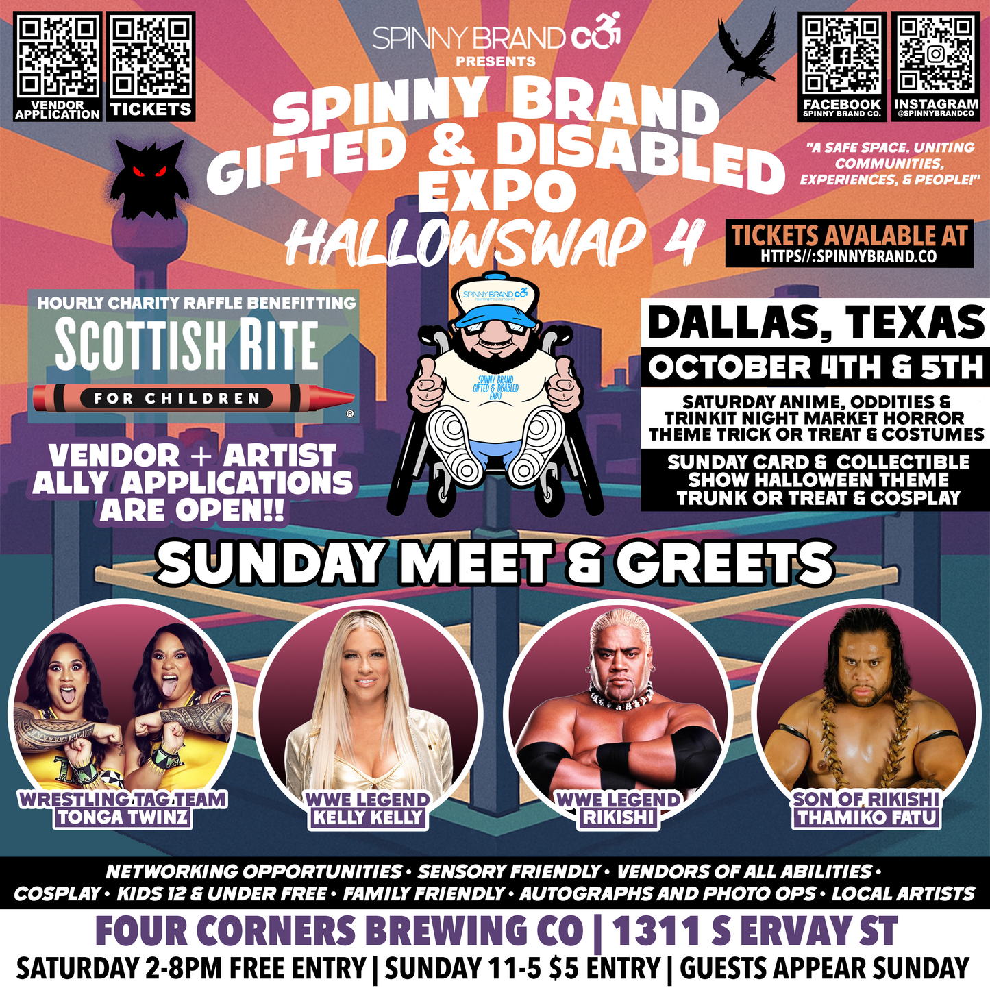 General Admission to the October Spinny Brand Gifted & Disabled Expo