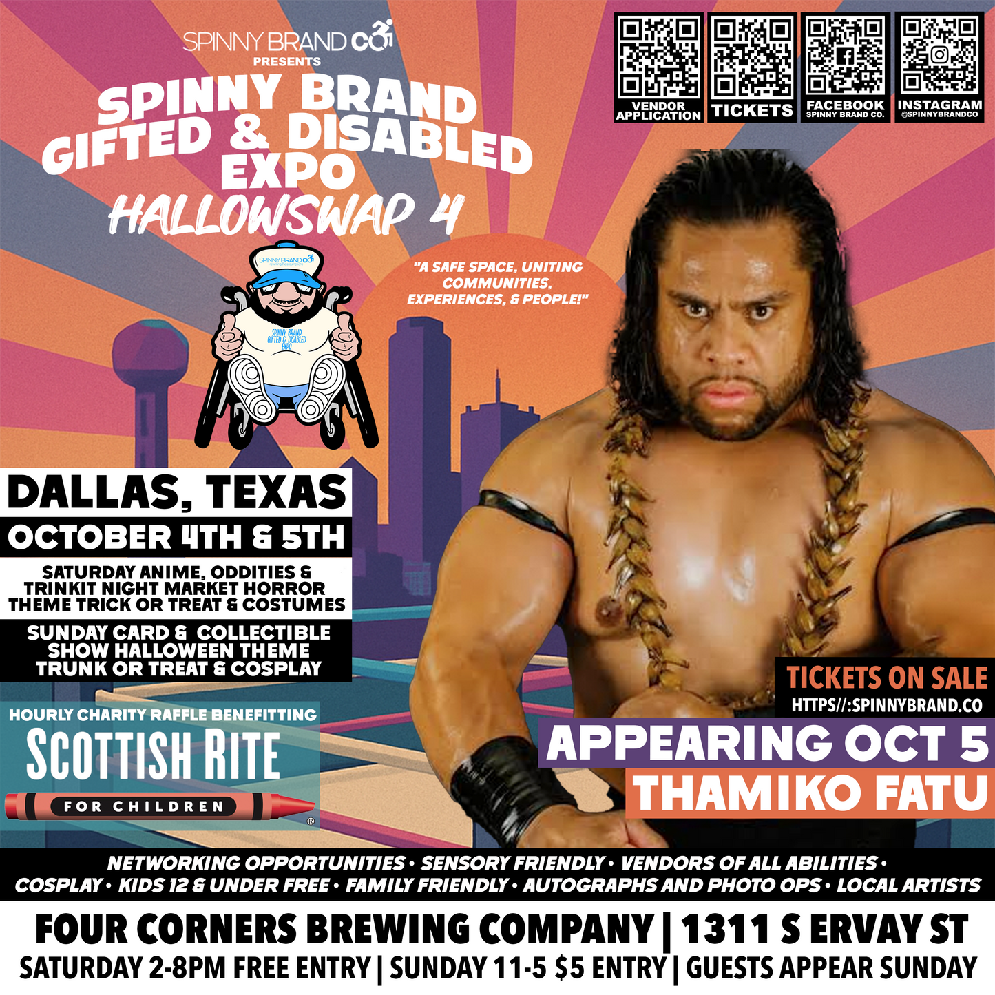 General Admission to the October Spinny Brand Gifted & Disabled Expo