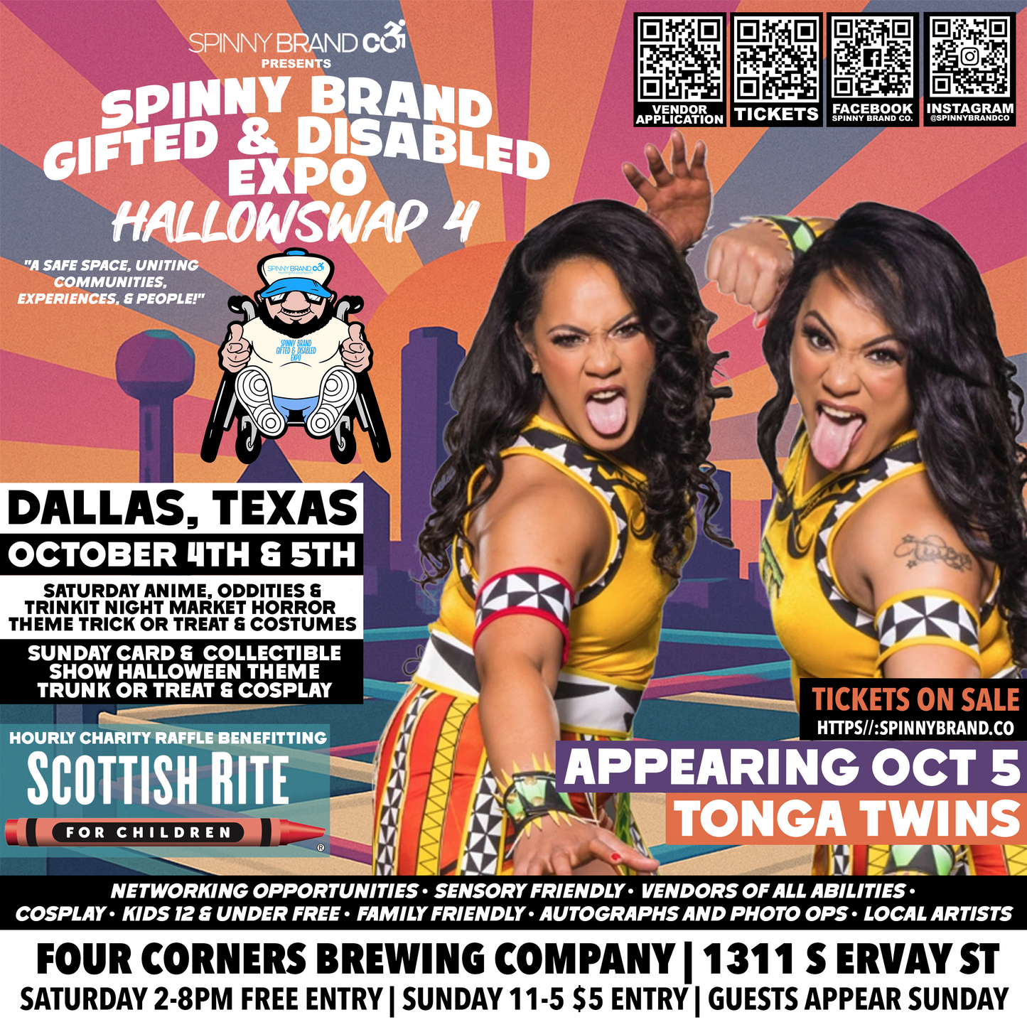 General Admission to the October Spinny Brand Gifted & Disabled Expo