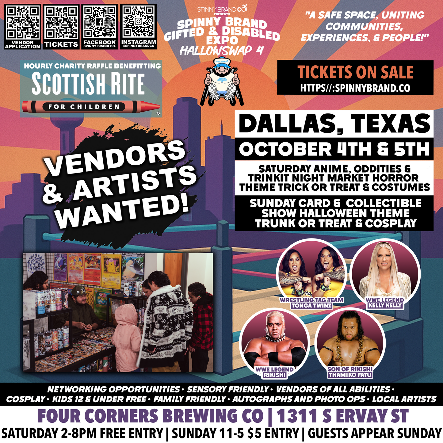General Admission to the October Spinny Brand Gifted & Disabled Expo