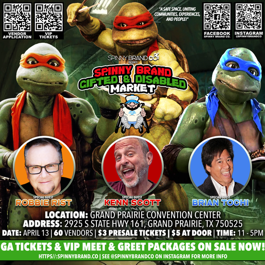 GA Presale Tickets for Teenage Mutant Ninja Turtles  April Spinny Brand Gifted & Disabled Market