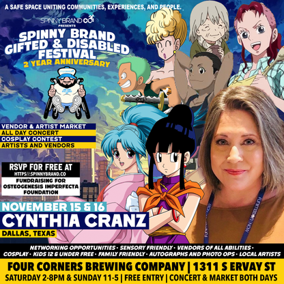 SUPER VIP to the November Spinny Brand Gifted & Disabled Festival