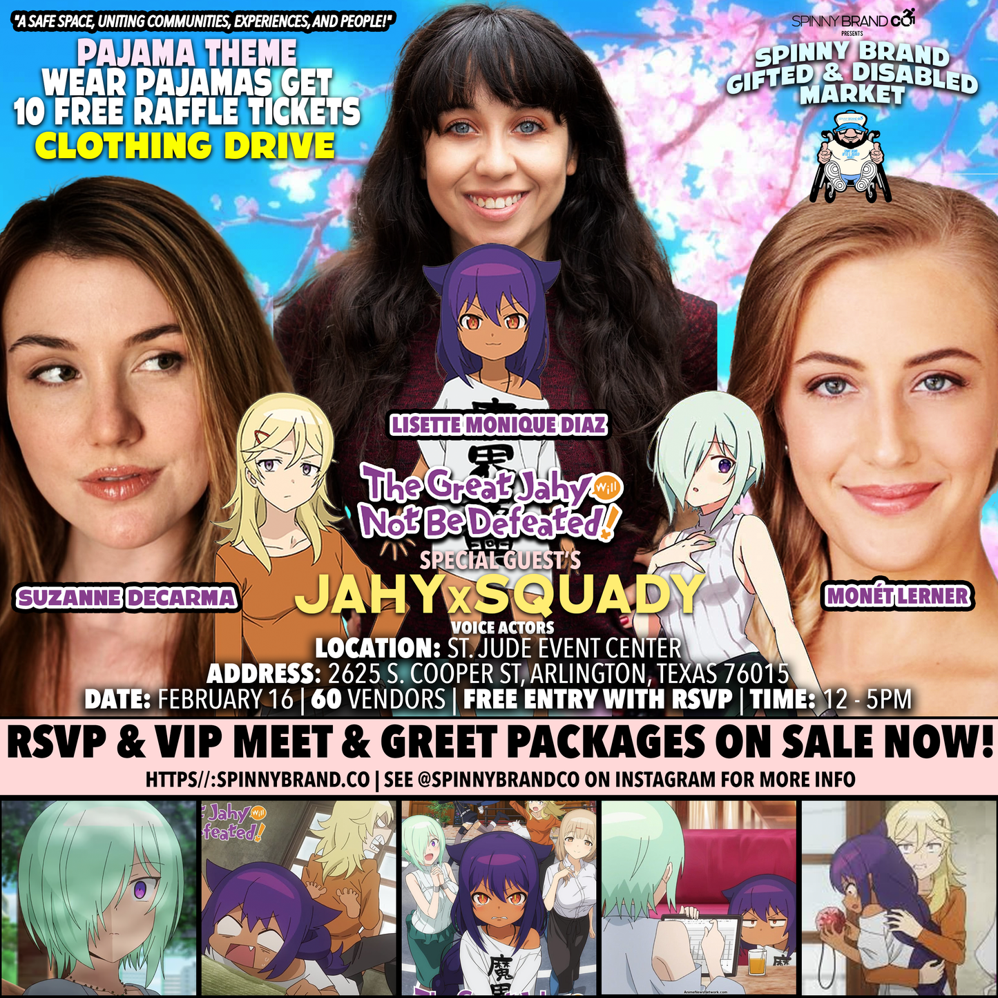 THE GREAT JAHY WILL NOT BE DEFEATED VIP FAST PASS!  Jahy Cast February Spinny Brand Gifted & Disabled Market