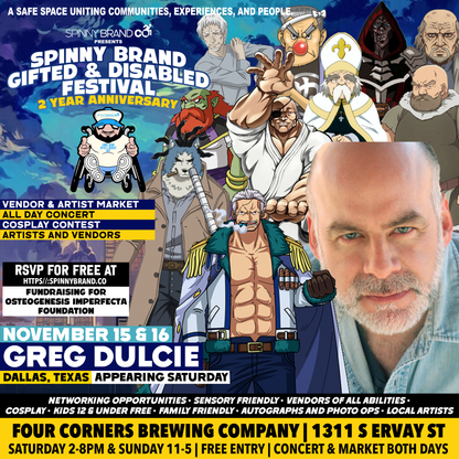 SUPER VIP to the November Spinny Brand Gifted & Disabled Festival