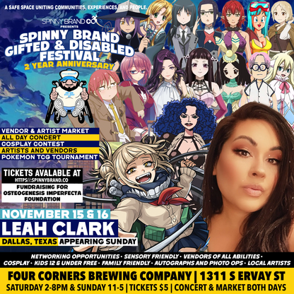 General Admission to the November Spinny Brand Gifted & Disabled Festival