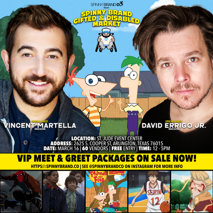 Phineas and Ferb and Rolf March Spinny Brand Gifted & Disabled Market Combo VIP Fast Pass Tickets