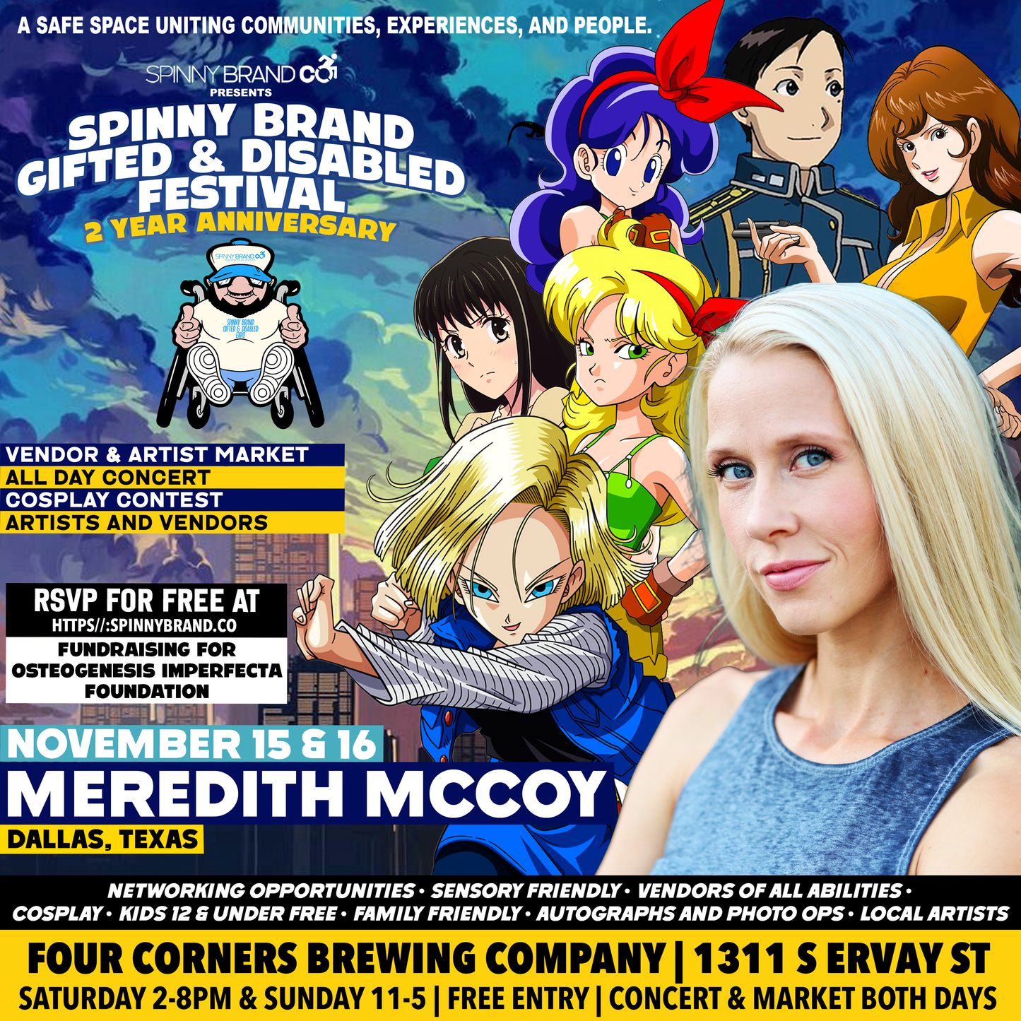 SUPER VIP to the November Spinny Brand Gifted & Disabled Festival