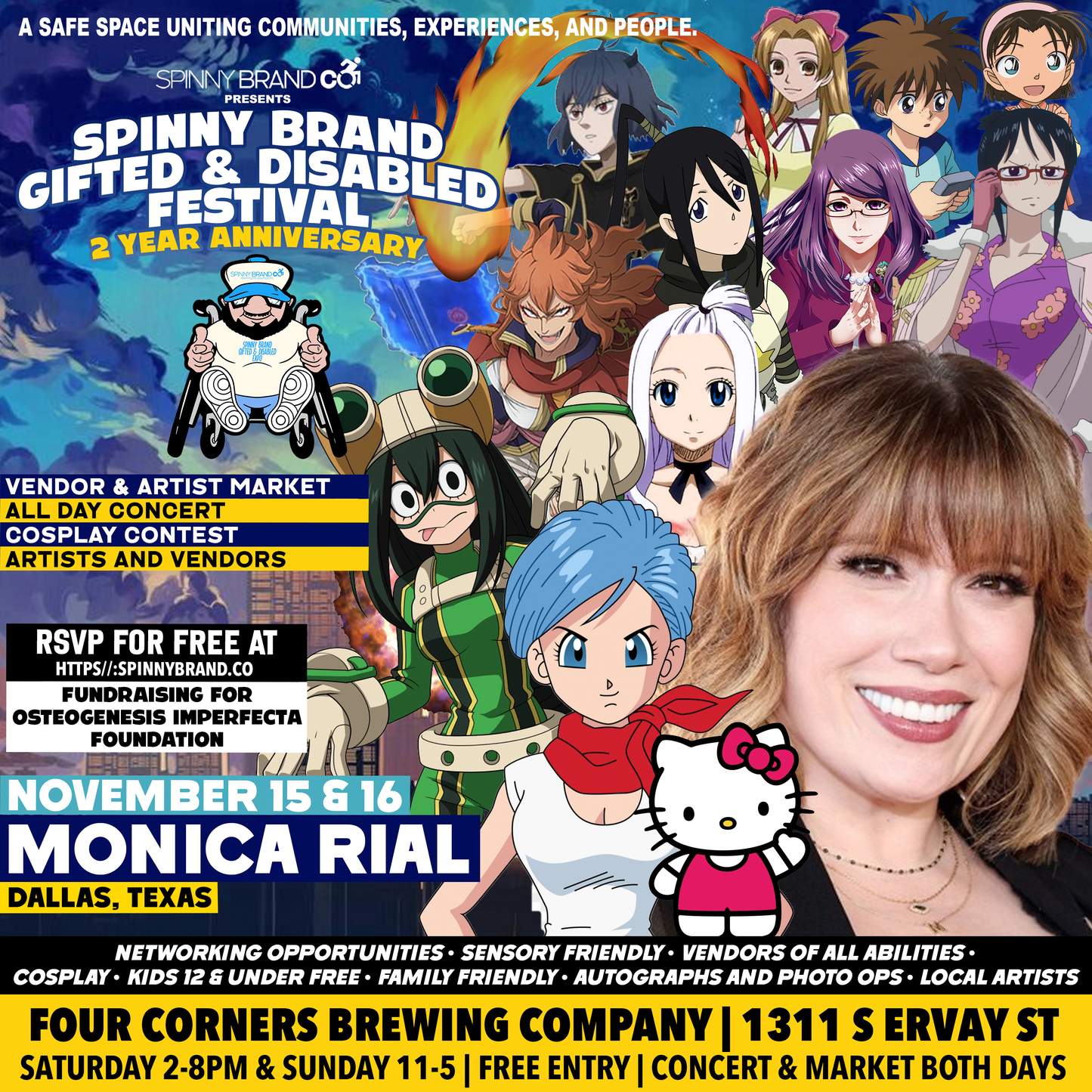SUPER VIP to the November Spinny Brand Gifted & Disabled Festival