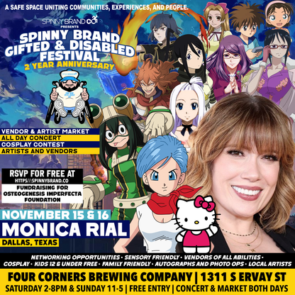 SUPER VIP to the November Spinny Brand Gifted & Disabled Festival