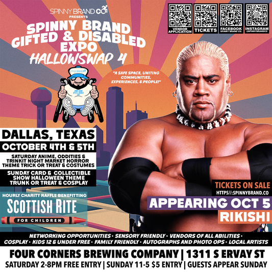 VIP Pass for Rikishi to the October Spinny Brand Gifted & Disabled Expo