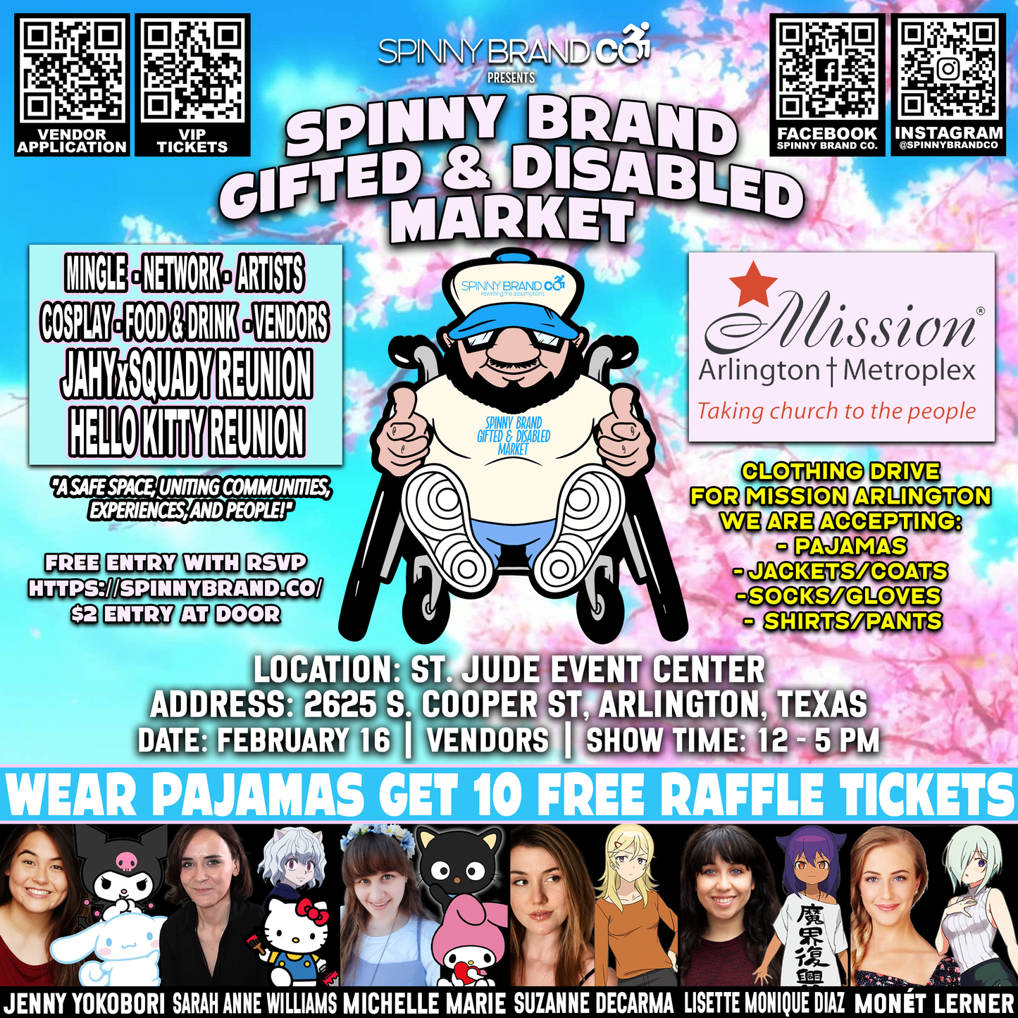 VIP FAST PASS!  Hello Kitty & Jahy February Spinny Brand Gifted & Disabled Market