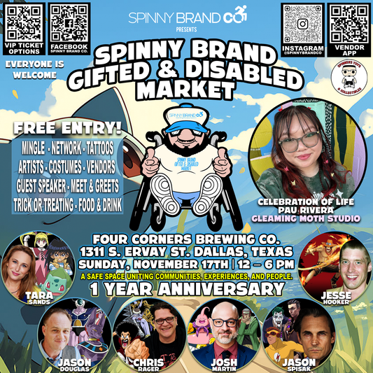 SPINNY BRAND GIFTED & DISABLED MARKET NOVEMBER (COMBO VIP LINE PRIORITY)