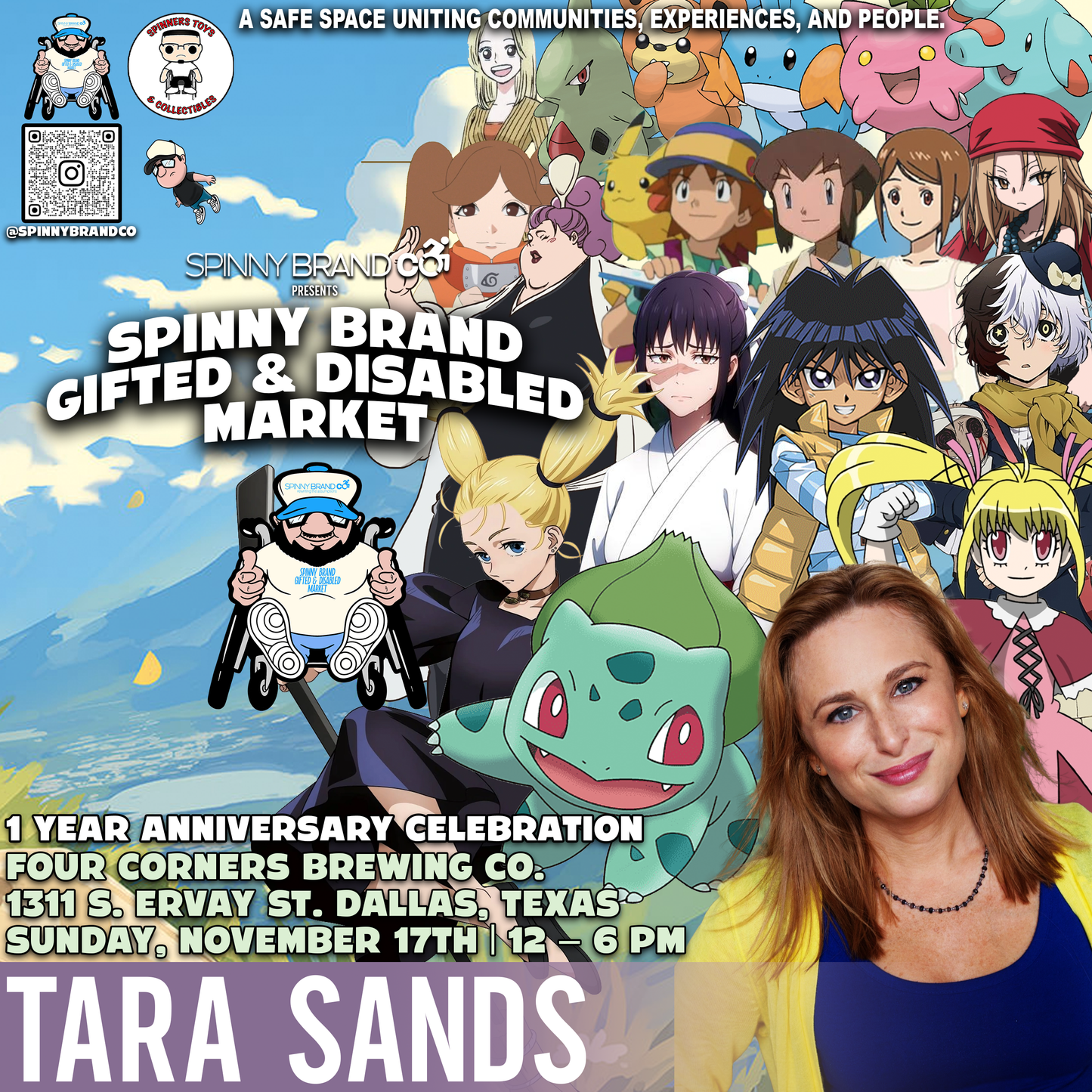 SPINNY BRAND GIFTED & DISABLED MARKET NOVEMBER Tara Sands (VIP LINE PRIORITY)