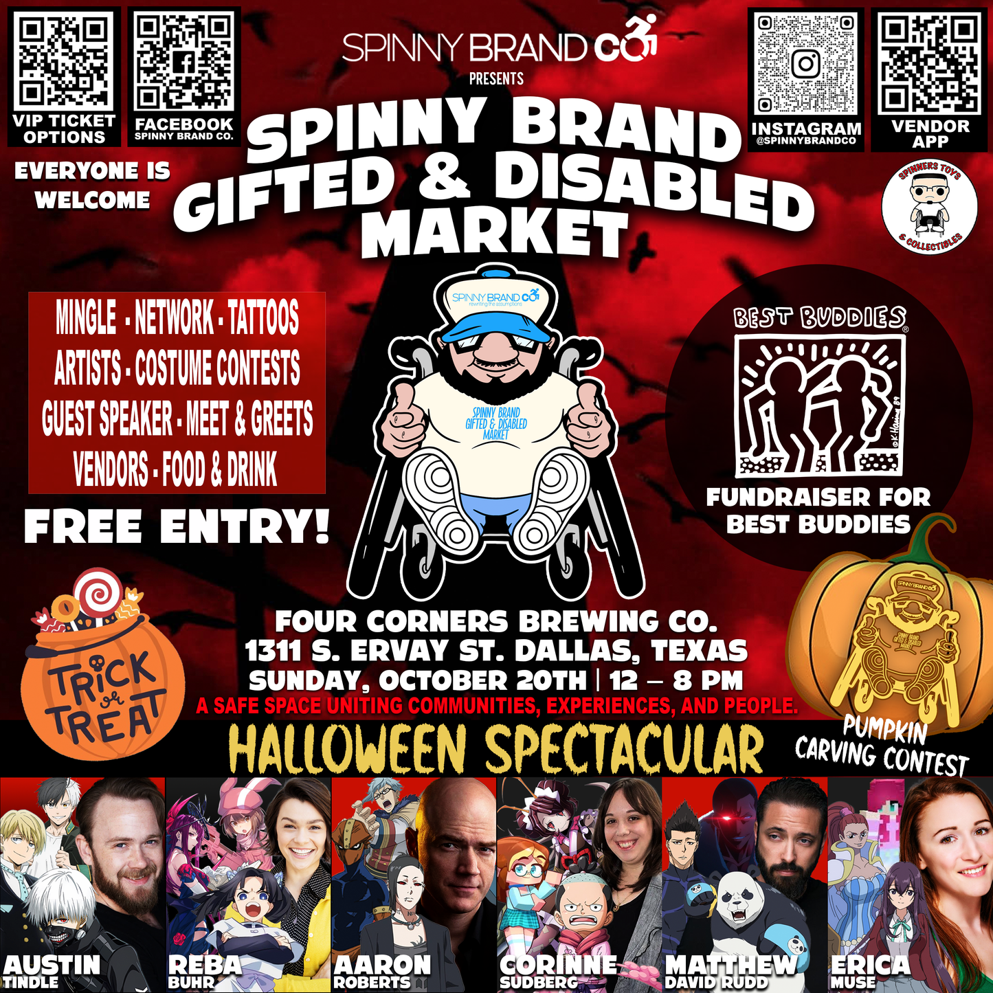 SPINNY BRAND GIFTED & DISABLED MARKET OCTOBER (RSVP NOW FOR FREE)