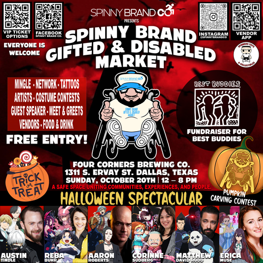 SPINNY BRAND GIFTED & DISABLED MARKET OCTOBER (RSVP NOW FOR FREE)