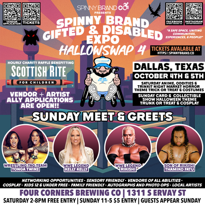 General Admission to the October Spinny Brand Gifted & Disabled Expo